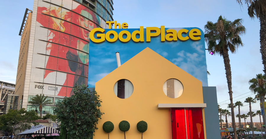 I Was Transported To The Good Place (maybe) at Comic-Con
